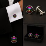 Skull Neon Cufflinks