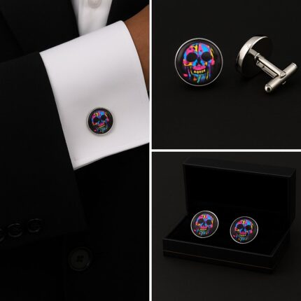 Skull Paint Cufflinks