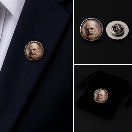 Socrates Lapel Pin Badge