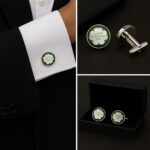St Patricks Day Shamrock Cufflinks