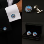 Stag Colour Cufflinks
