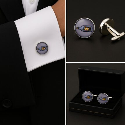 Submarine In A Bottle Cufflinks