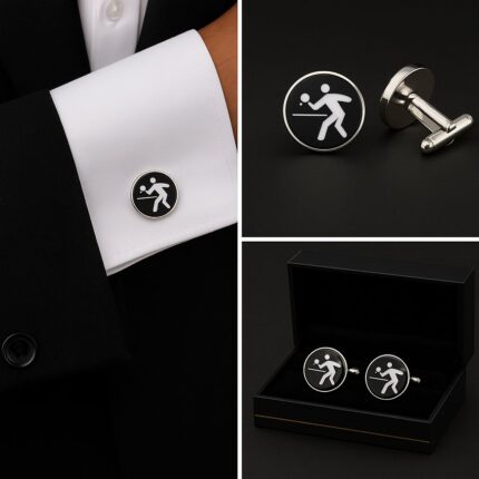 Table Tennis Cufflinks