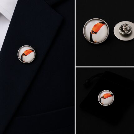 Toucan Lapel Pin Badge