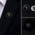 Tribal Turtle Lapel Pin Badge