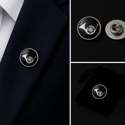 Tuba Lapel Pin Badge