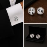 War Silhouette Cufflinks