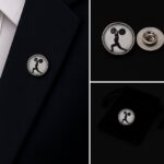 Weightlifter Lapel Pin Badge