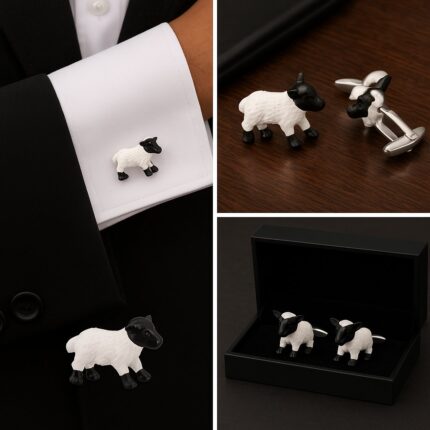 White Sheep Cufflinks