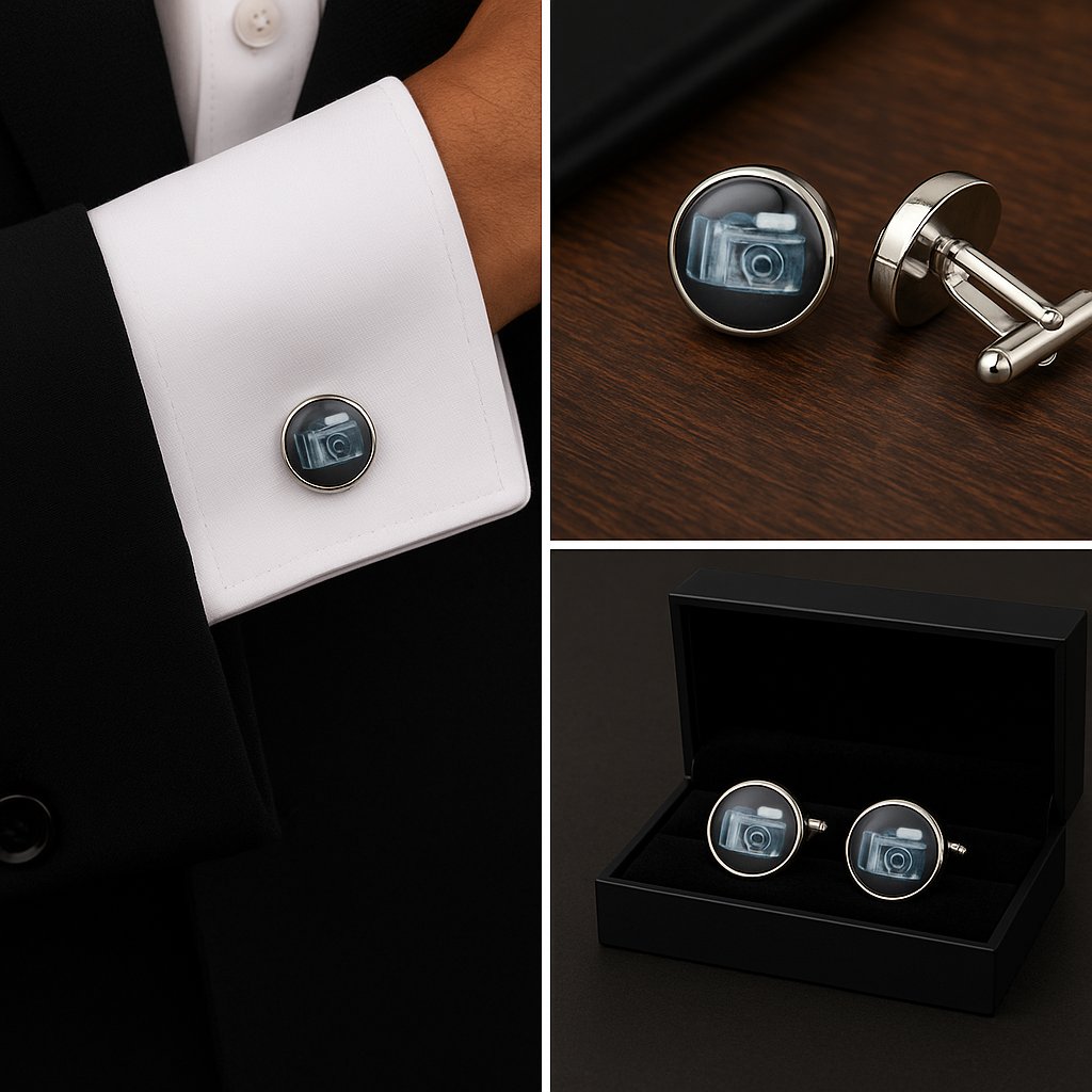 Xray Camera Cufflinks Xray Camera Cufflinks