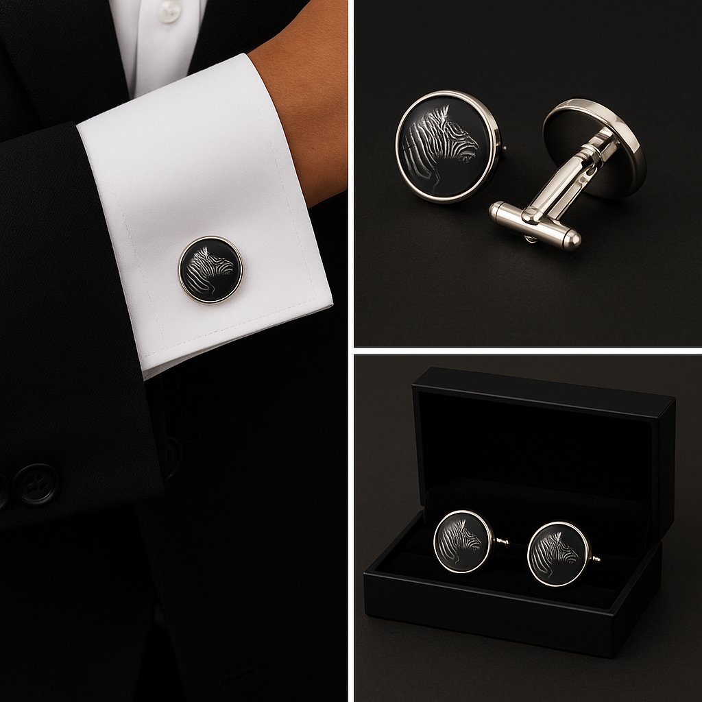 Zebra Cufflinks Zebra Cufflinks